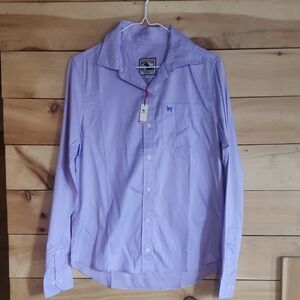 The Black Dog Lavender Button-Down Shirt